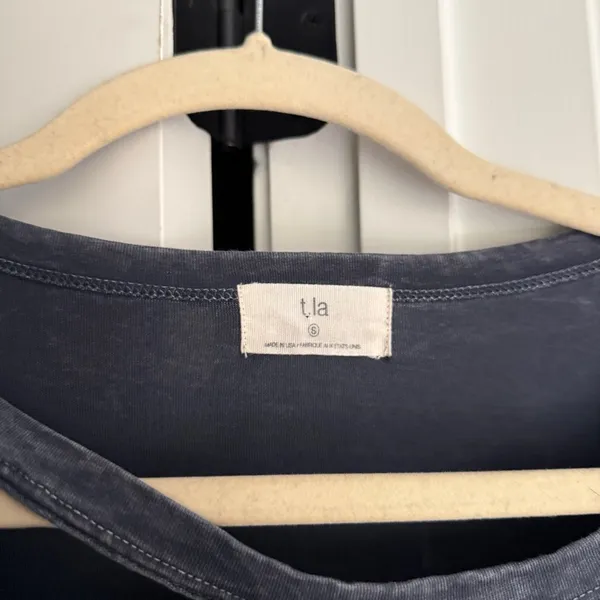 ANTHROPOLOGIE T.La Gray SHORT‎ SLEEVE MARIELA CUT-OUT TEE - Image 3
