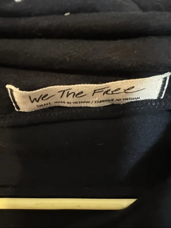 We the Free Free People Bella vista Tunic Thermal in Black Size‎ Small - Image 6