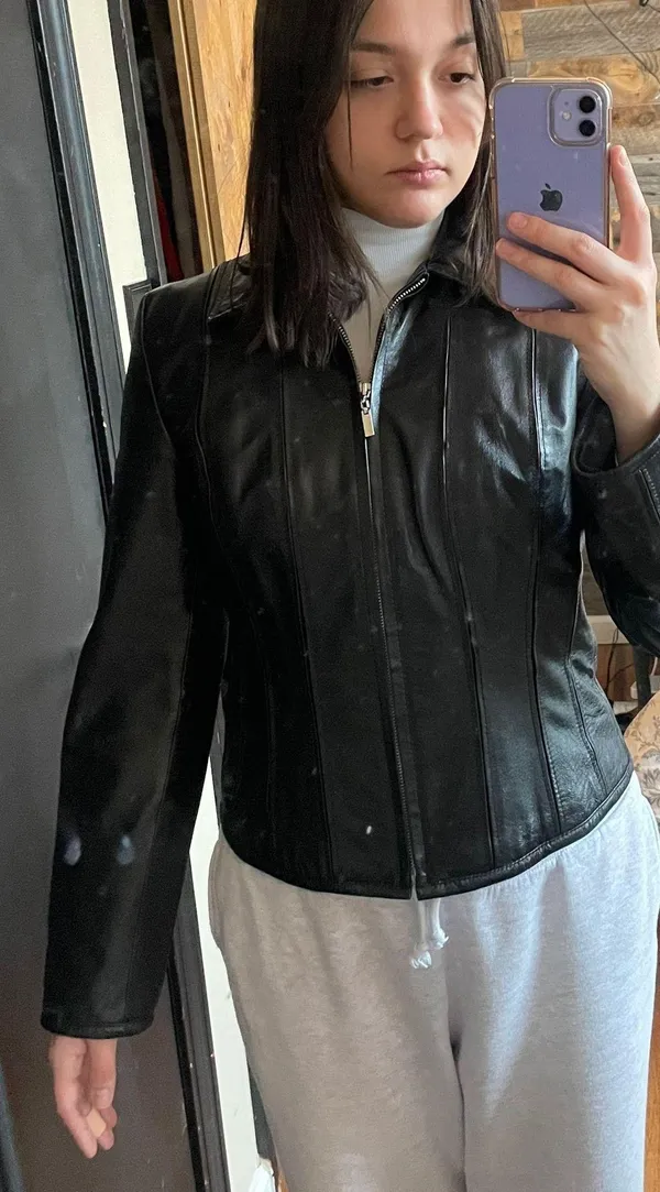 Vintage  International Leather Jacket - Image 5
