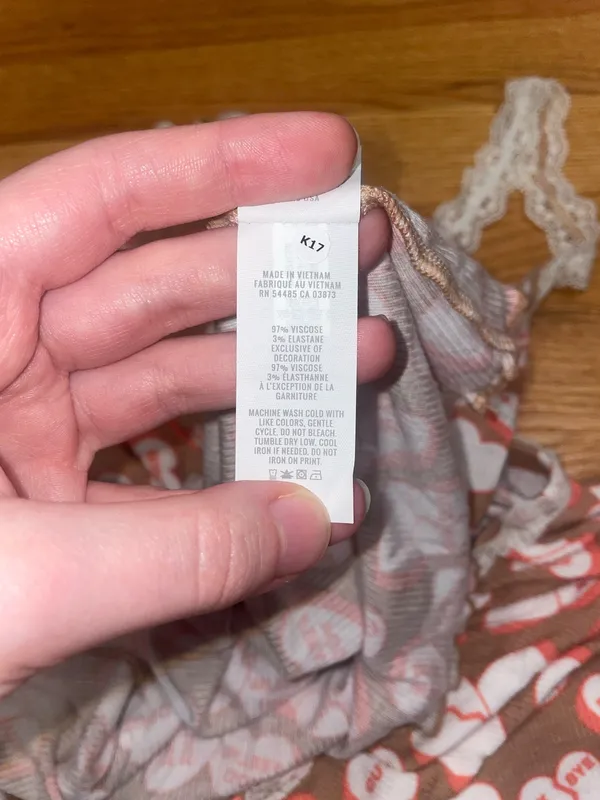 Aerie heart print pajama set - Image 6