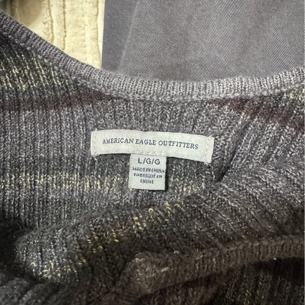 American Eagle Striped Knit Sweater Cami - Image 4