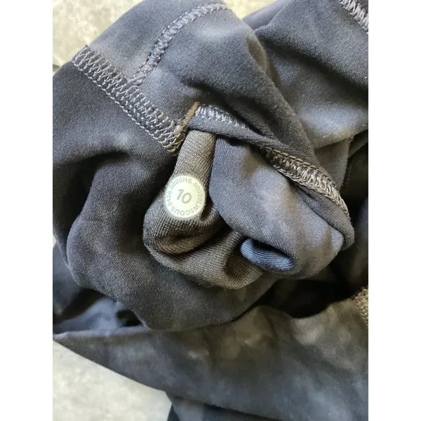 Lululemon Align High Rise 25 Pant Diamond Dye Pitch Grey Graphite Grey Size 10 - Image 5