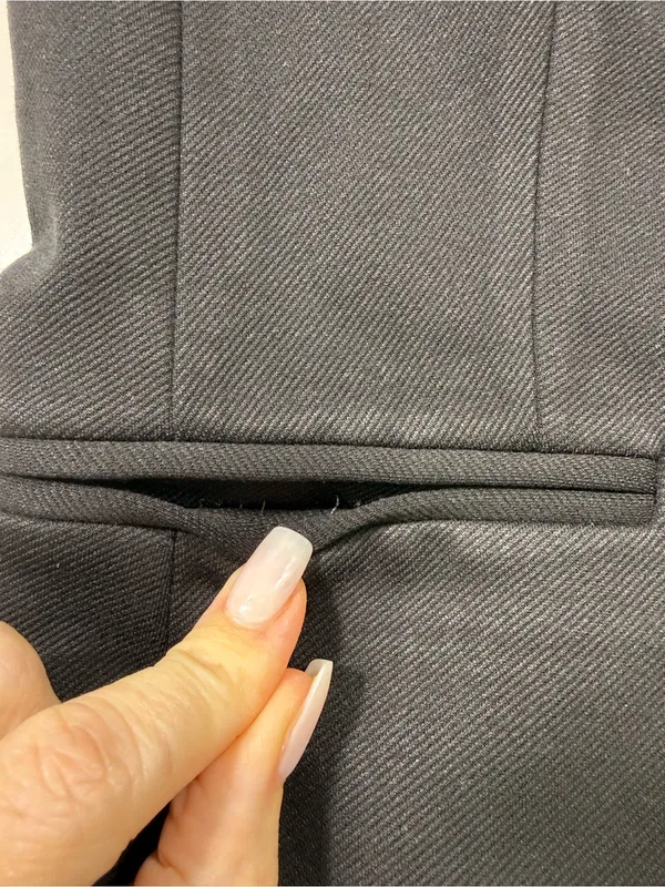 J. Crew Collarless Black Single-Breasted Tailored Blazer - Image 7