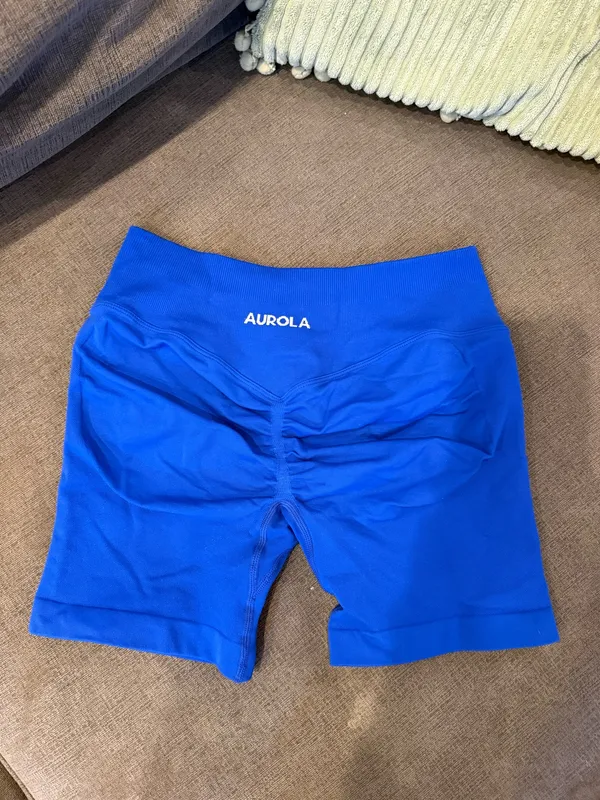 Aurola Biker Shorts Blue - Image 2