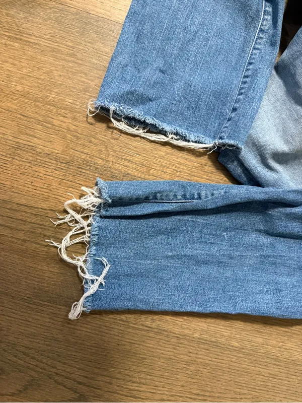 Mother The Hustler Ankle Fray Denim Jeans Size 28 - Image 13