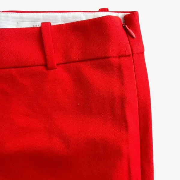 J.Crew Minnie Pants Women's 6 Tall Red Stretch Twill Preppy Work Quiet Luxury - Image 4