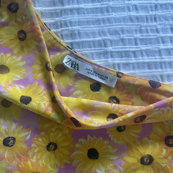 ZARA Sunflower Crop Top - Image 2