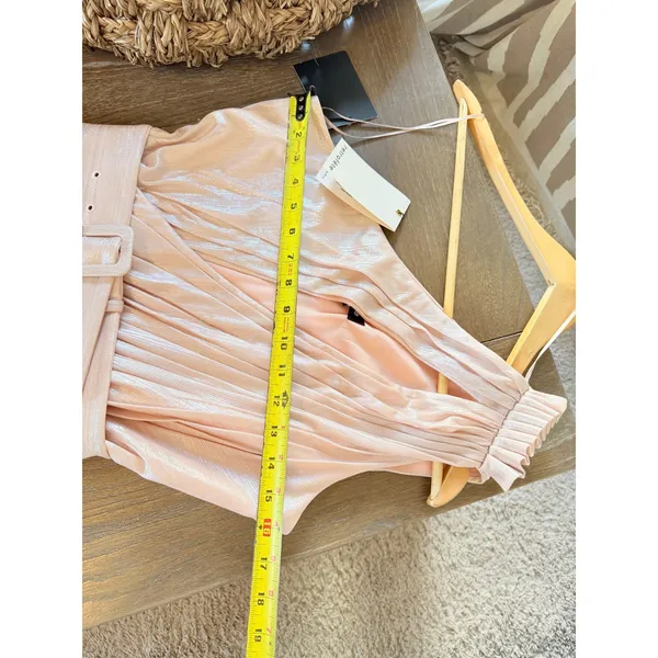 RETROFÊTE Andrea‎ Maxi Dress Womens Pink Size Small - Image 8