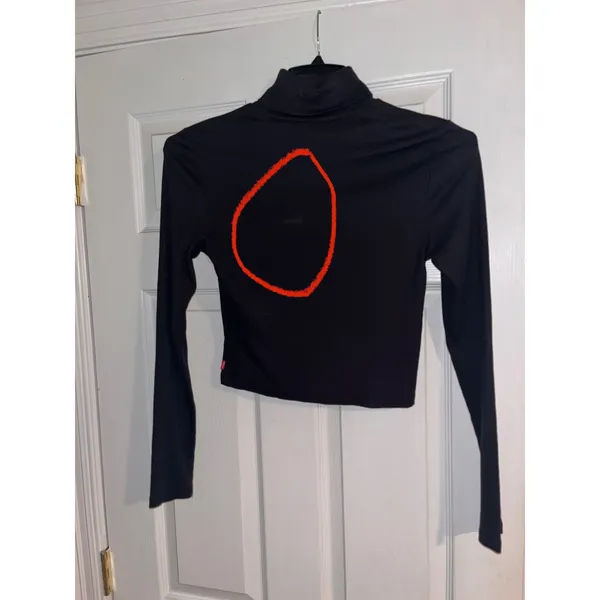 Levi’s ORIEL TURTLENECK “Size S/p” (B35) Black - Image 5