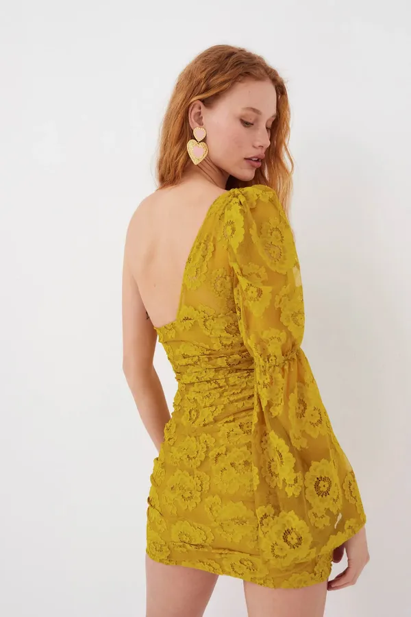 ✨ For Love & Lemons Tiana Mini Dress – S (Brand New with Tags!) ✨ - Image 3