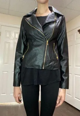 Missguided TALL faux Leather Jacket - Image 2