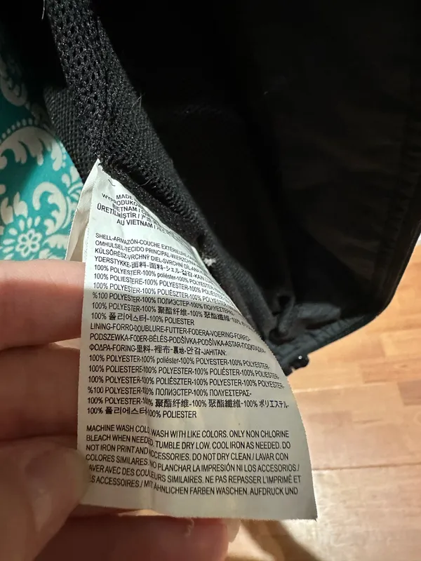 Vans Skater windbreaker Junior small in black - Image 7