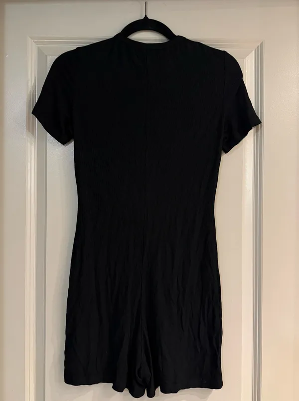 Lioness Black Button-up Romper M - Image 2