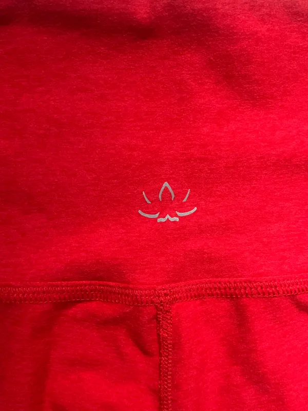 Beyond Yoga Red Space Dye Active Gym Pilâtes Workout Exercise Leggings Size XL - Image 3