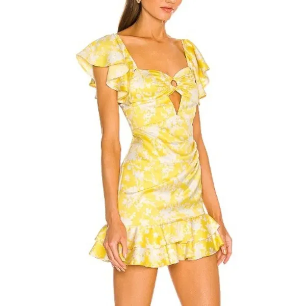 Michael Costello x Revolve Sabrina Mini Dress Sz. XXS - Image 4