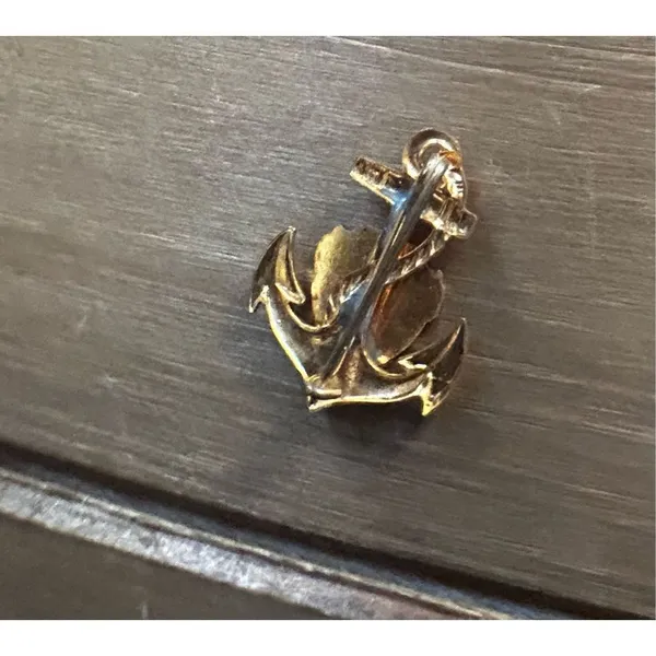 ENDLESSMTS.PA vintage brass anchor pin - Image 2