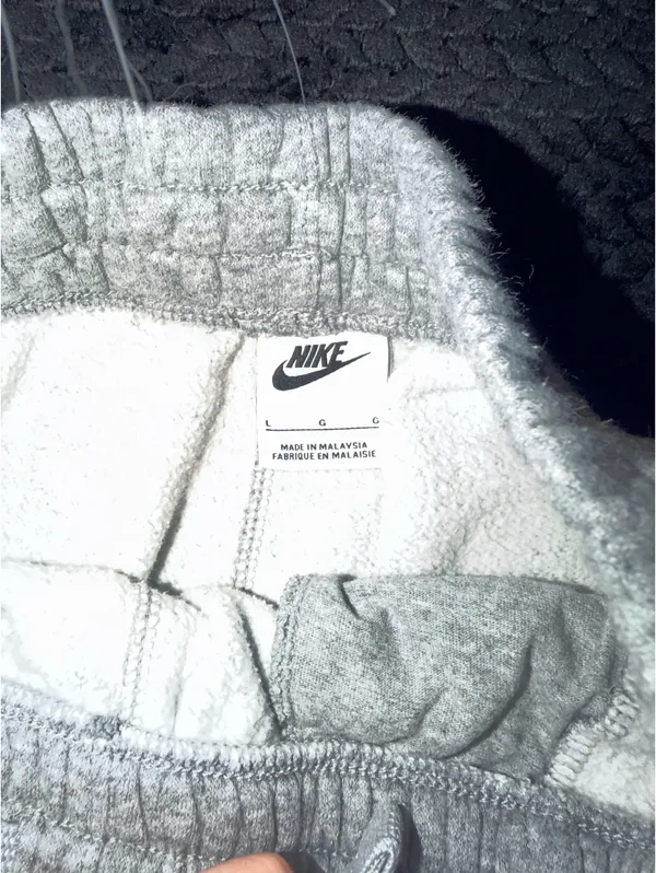 Boys Nike Sweatpants Grey, large - Image 2