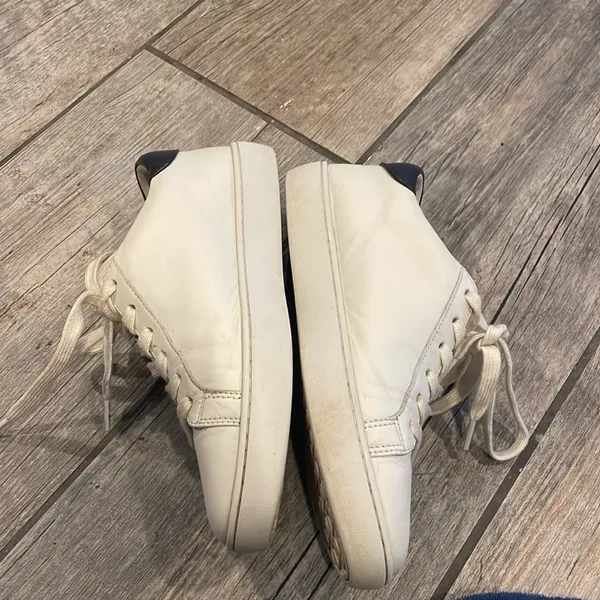 Tory Burch White Leather Sneakers - Image 6