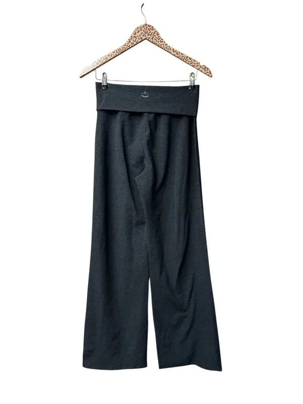 Beyond Yoga Spacedye Foldover Space Dye Wide Leg Pants Darkest Night XS NEW NWT - Image 3