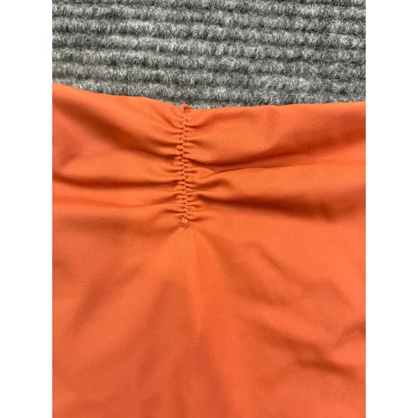 Andie Swim The Symi Bottom Cedar Orange Ruched Cheeky Bikini Bottom AB431 Small - Image 3