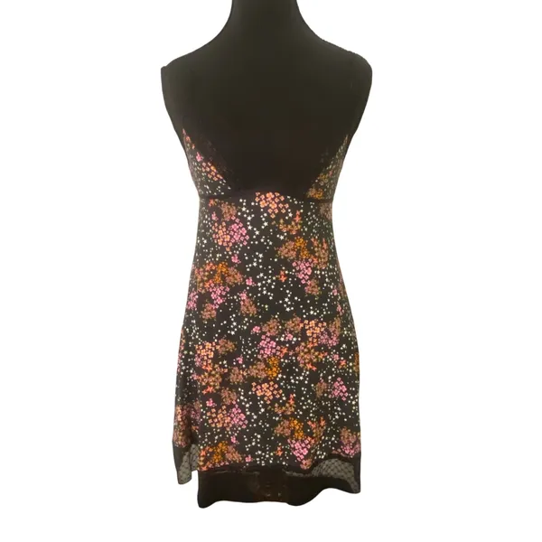 Victoria’s Secret XS Lingerie Slip Nightgown Lot of 2 Lace Floral Polka Dot - Image 2