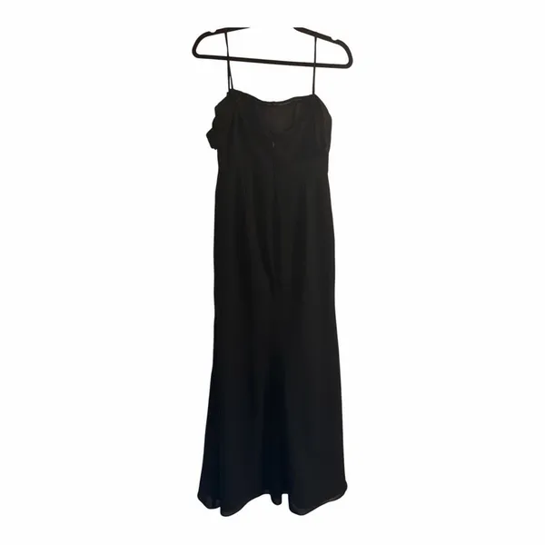 ✨Azazie Black A-Line Off the Shoulder Chiffon Convertible Sz A2 Dress✨ - Image 11