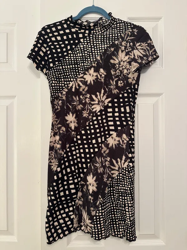 Urban Outfitters Nina Spliced Bodycon Mini Dress - Image 2