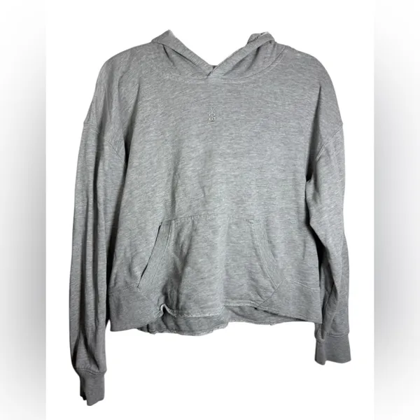 FP Movement All Sport Sweat Hoodie Grey Oversized Crop XS Free People - Image 4