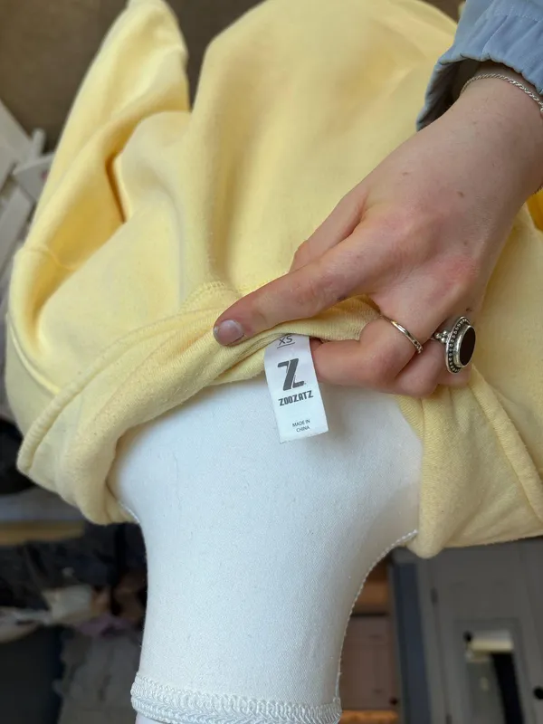 Light Yellow Tennessee Quarter Zip Size XS - Image 5