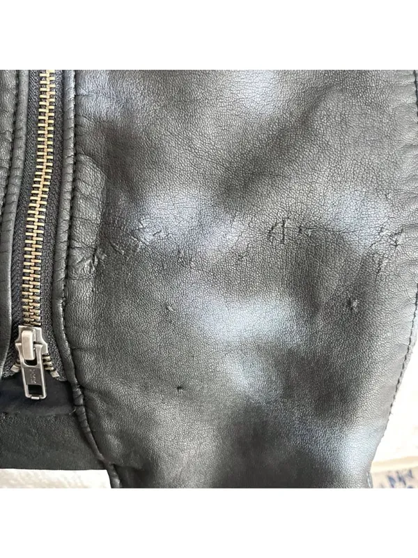 Free People Midnight Magic Faux Leather Mini Skirt Size 4 Black - Image 4