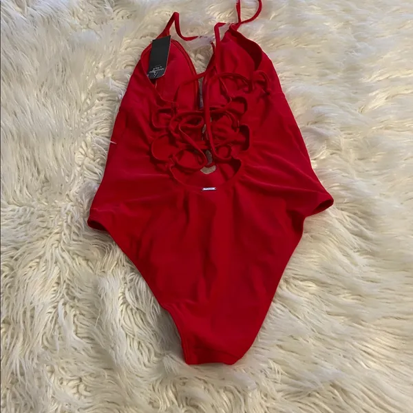 Abercrombie & Fitch Red One Piece size S swimsuit brand new - Image 4