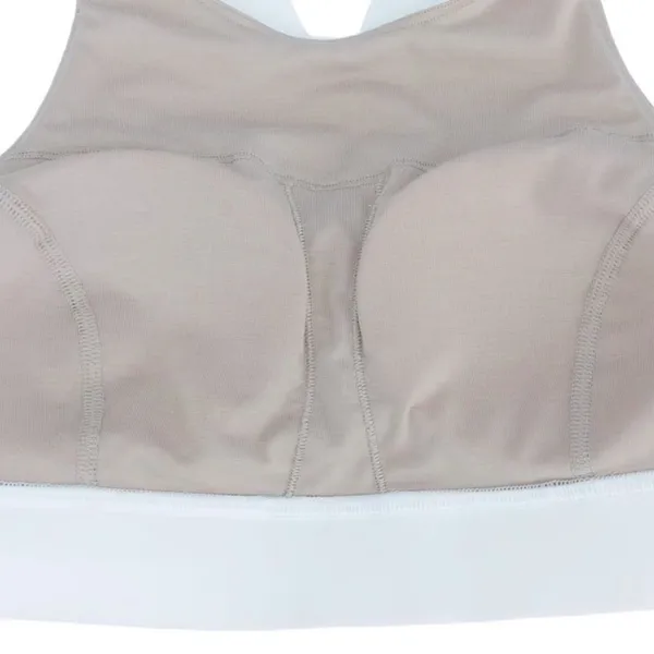 Lululemon Fast Free Bra Nulux White Sports Bra Size 6 - Image 6