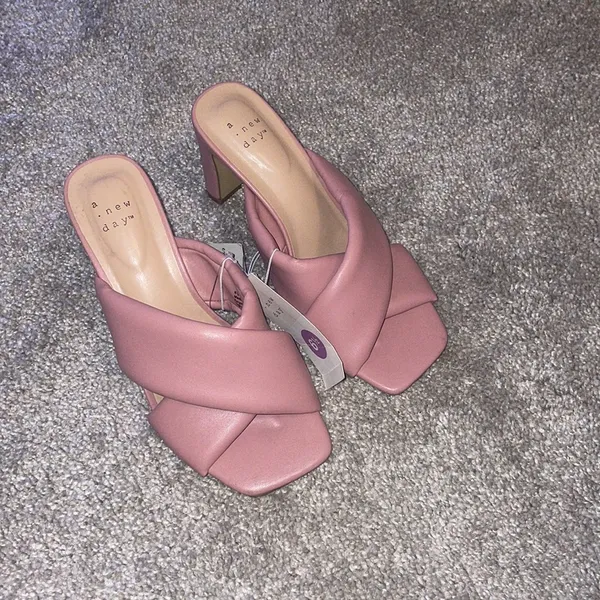 A new day pink padded block heels size 6 new - Image 6