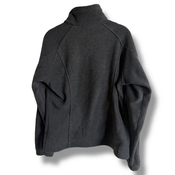 Columbia‎ Charcoal Gray Fleece Jacket Women's M - Image 2