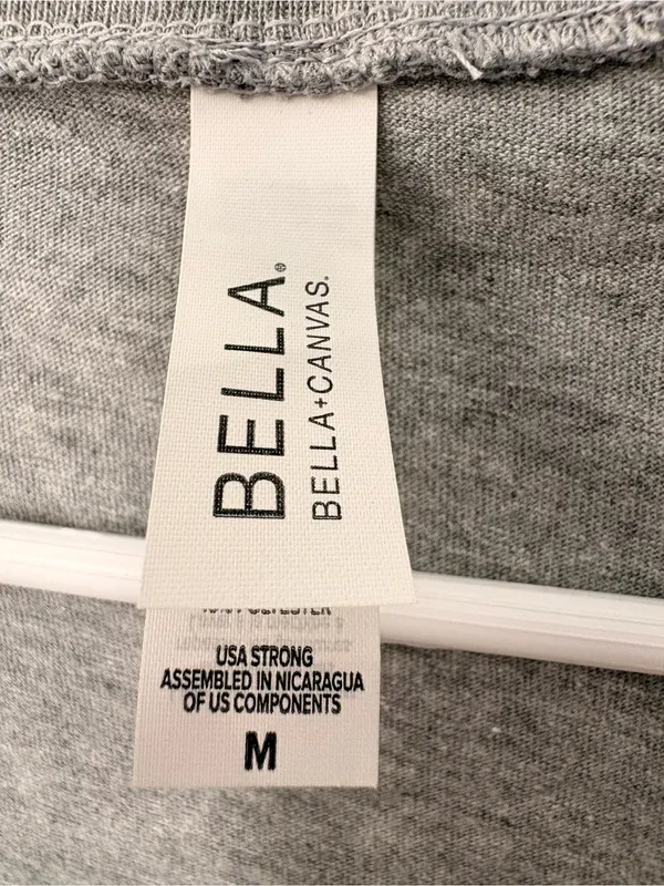 Bella + Canvas I’m Your Huckleberry Doc Holliday Graphic Tee Gray Size M - Image 3