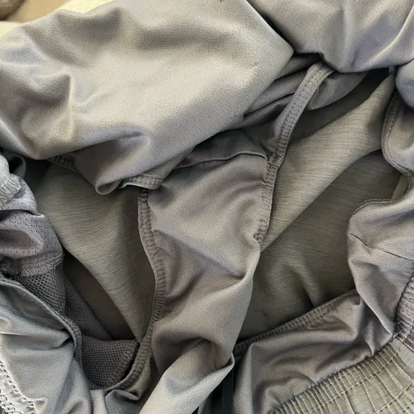 Nike Women’s Grey Athletic Shorts with lining insert and pockets size M - Image 3