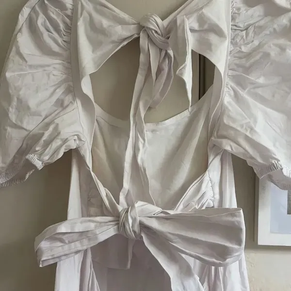 ✨Bardot Tiered MIDI White Sz 6/S Dress✨ - Image 8