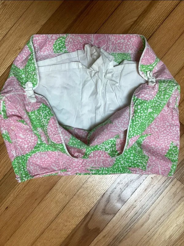 Lilly Pulitzer pink and green floral pattern skort size 8 - Image 5