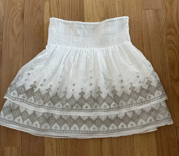 XS White Lace Skirt‎ by White House Black Market Boho - Image 3