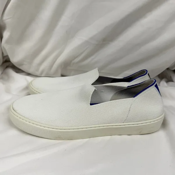 Rothy's $99 Women's The Original‎ Slip On Sneaker in Bright White Sz 9.5 - Image 5