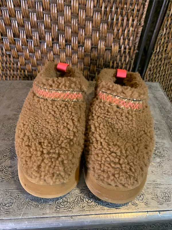 UGG Tazz Braid Platform Slippers Hardwood Size 9 - Image 3