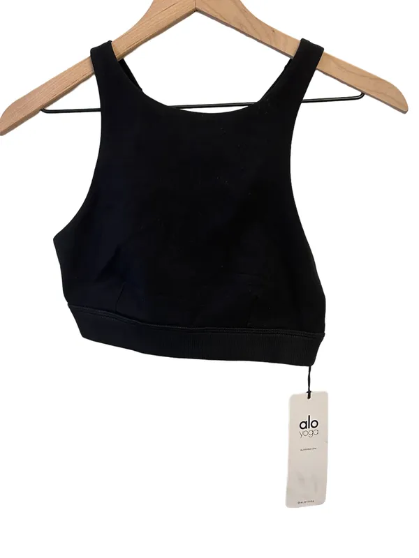 Alo ALOSOFT ICONIC 90'S BRA BLACK Size M NWT - Image 5
