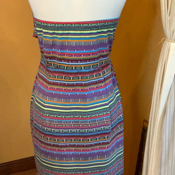 Strapless dress Purple Size XL - Image 3