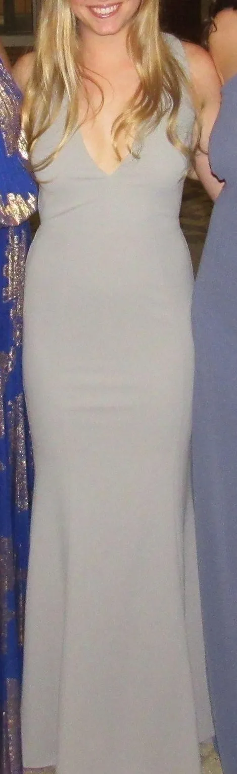 Lulus Grey Formal Prom Dress - Image 6