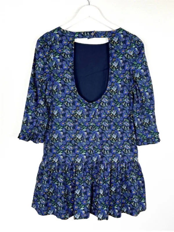NWT Free People The Avenue Floral Cotton Babydoll Cottagecore whimsy Dress NEW - Image 4
