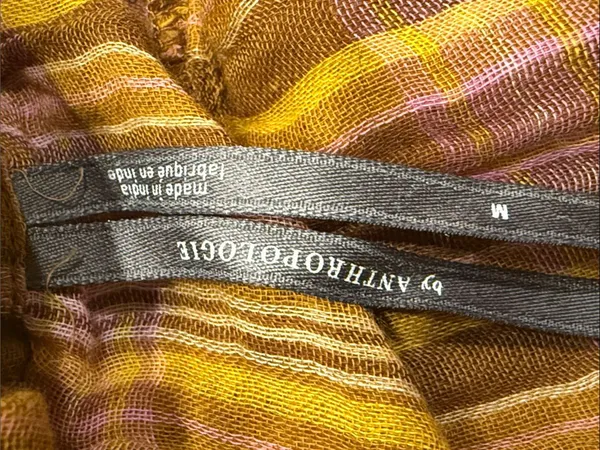 By Anthropologie tie back dress size medium . - Image 3