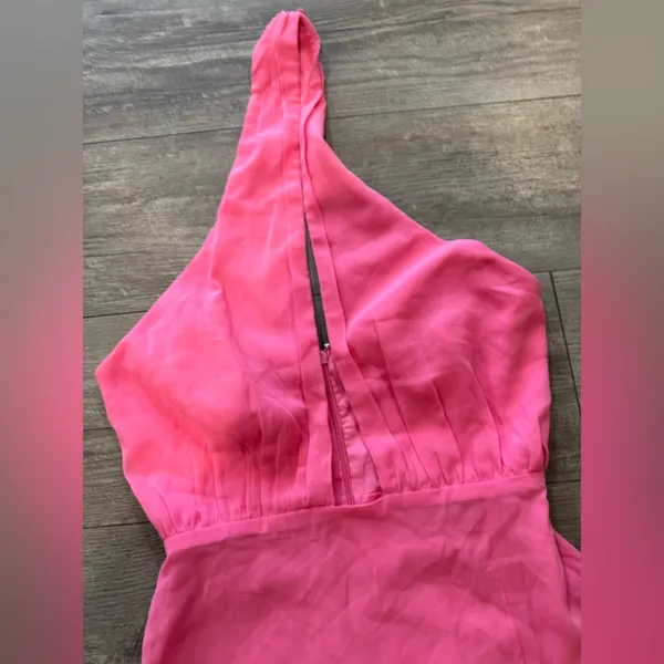 Lulu's Pink Halter Midi Dress - Image 10