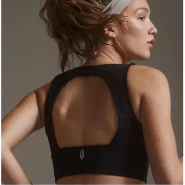 Free People Movement It’s An Illusion Crop Sports Bra Green - Image 13