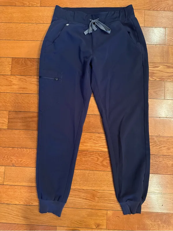 FIGS Zamora Jogger Scrub Pants Navy Blue - Women's Size Small - Image 2