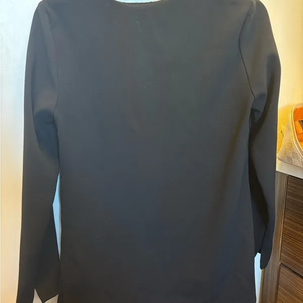 Zara Black V-Neck Jacket - Image 6